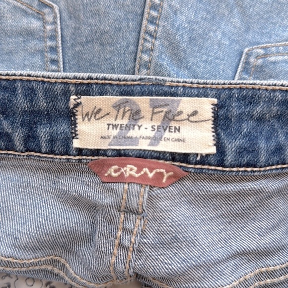 Free People/We The Free Curvy Vintage High Rise Denim/Jean Shorts. Size 27. - Picture 9 of 11
